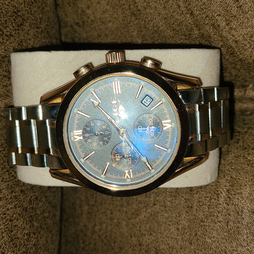 Ligu, Mens watch,  silver/gold